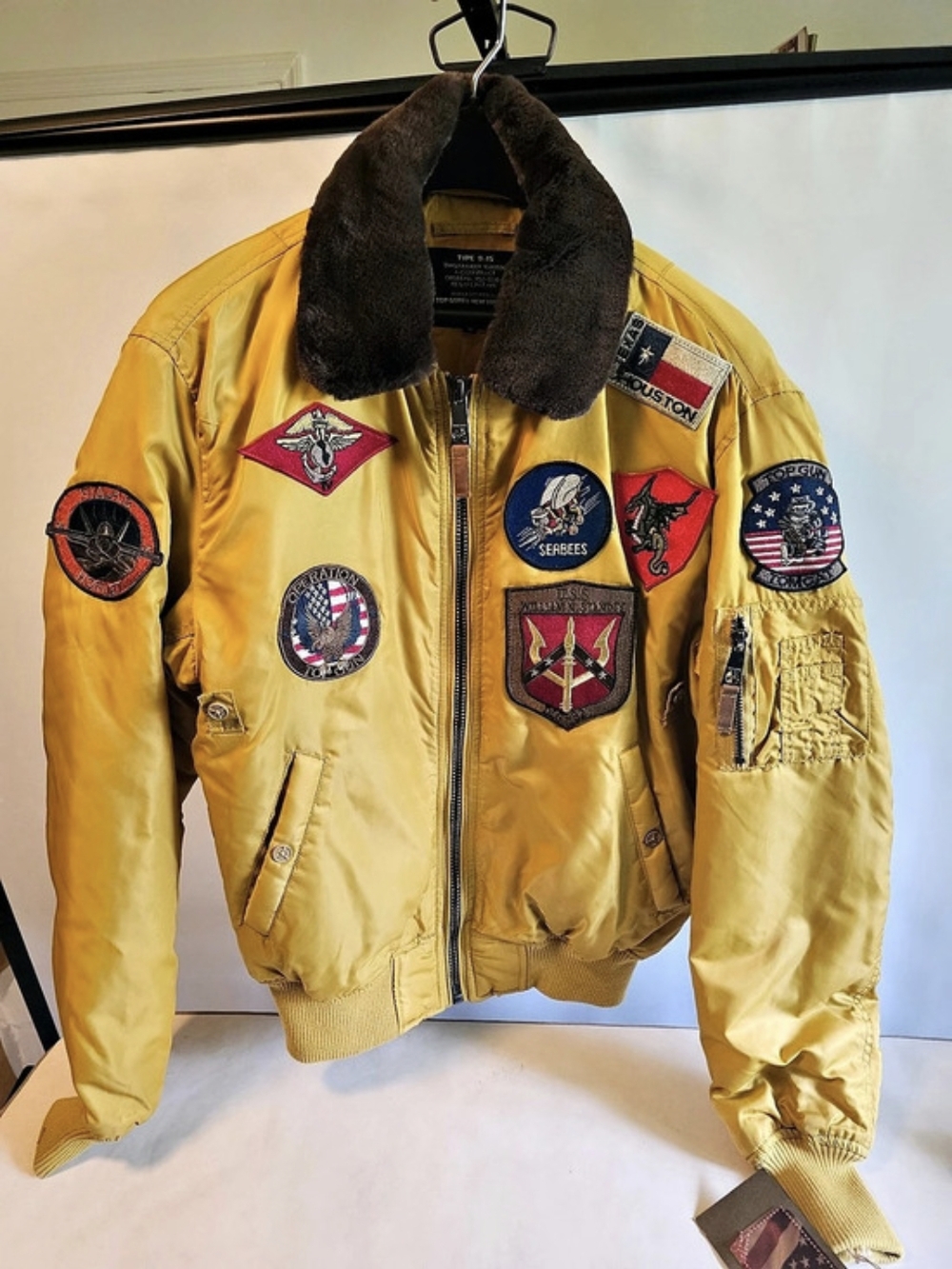 Top GUN Type A-2 Yellow Bomber Jacket